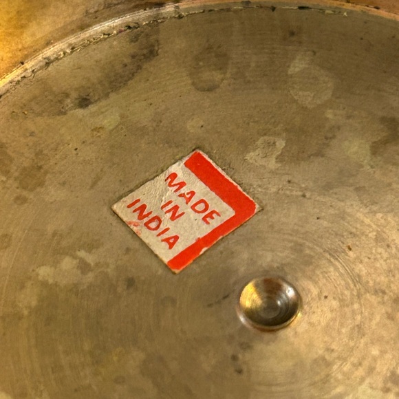 Cloisonné pedestal bowl /Made in India - Picture 4 of 5